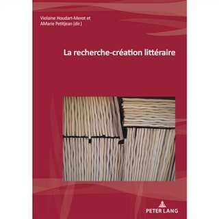 Front cover_La recherche-cr�ation litt�raire