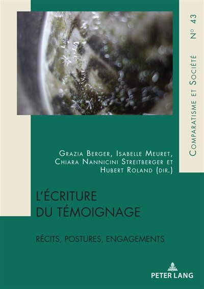 Couverture_L'�criture du t�moignage