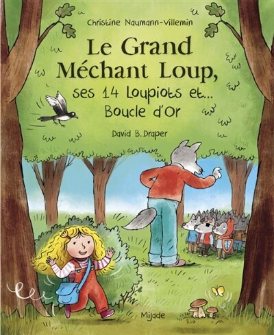 Front cover_Le grand m&eacute;chant loup, ses 14 loupiots et... Boucle d'or