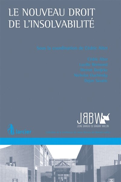 Front cover_Le nouveau droit de l'insolvabilit&eacute;