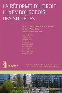 Front cover_La réforme du droit luxembourgeois des sociétés