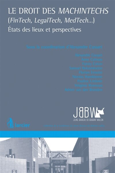 Front cover_Le droit des MachinTechs (FinTech, LegalTech, MedTech...)