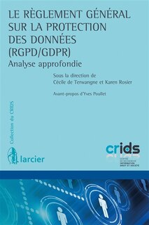 Front cover_Le Règlement général sur la protection des données (RGPD-GDPR)