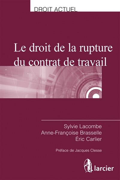 Front cover_Le droit de la rupture du contrat de travail
