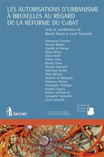 Front cover_Les autorisations d'urbanisme à Bruxelles au regard de la réforme du CoBAT