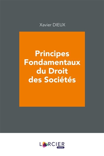 Front cover_Principes fondamentaux du droit des sociétés