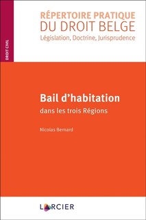 Front cover_Bail d'habitation en région wallone et en région bruxelloise
