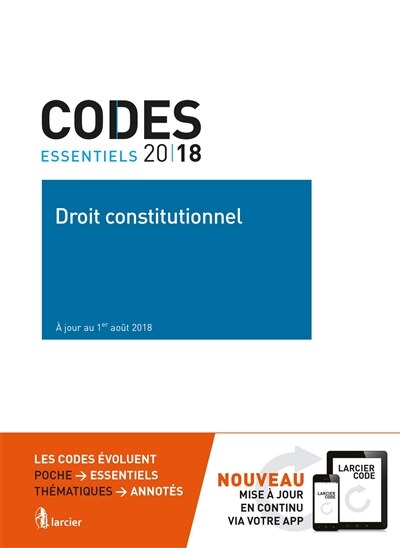 Front cover_Droit constitutionnel 2018