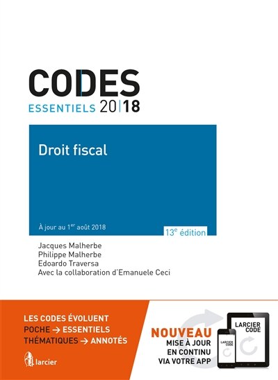 Front cover_Droit fiscal 2018