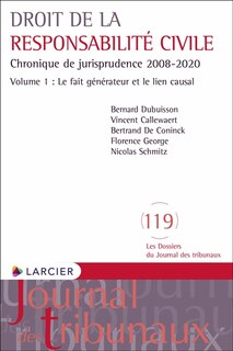 Front cover_Le fait générateur et le lien causal