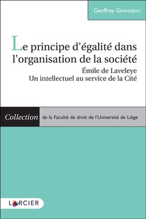 Front cover_Le principe d'égalité dans l'organisation de la société