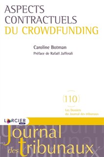 Couverture_Aspects contractuels du crowdfunding