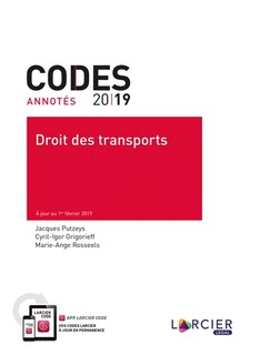 Front cover_Droit des transports 2019