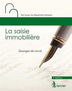 Front cover_La saisie immobilière