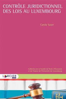 Front cover_Contrôle juridictionnel des lois au Luxembourg