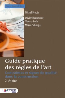 Front cover_Guide pratique des règles de l'art