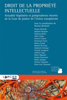 Front cover_Droit de la propriété intellectuelle