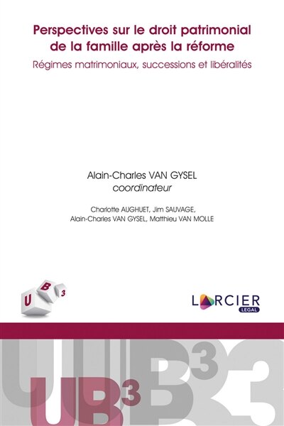 Front cover_Perspectives sur le droit patrimonial de la famille après la réforme