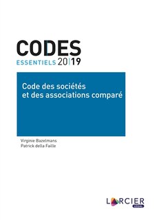 Front cover_Code des sociétés et des associations comparé