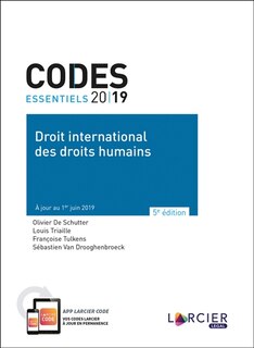 Couverture_Code de droit international des droits de l'homme 2019