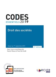 Front cover_Droit des sociétés 2019
