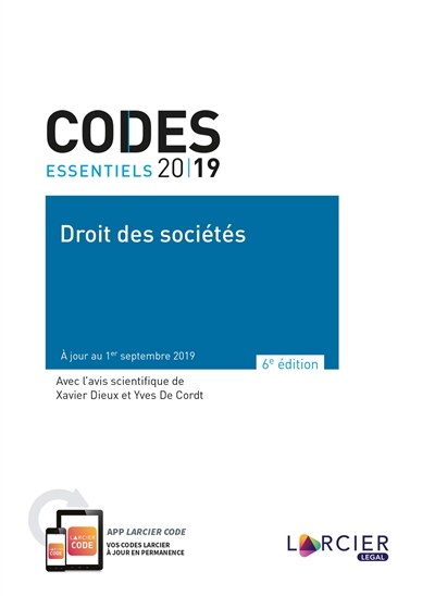 Front cover_Droit des sociétés 2019