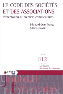 Front cover_Le Code des sociétés et des associations