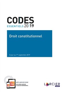 Front cover_Droit constitutionnel 2019