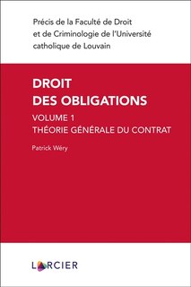 Front cover_Théorie générale du contrat