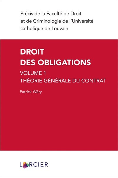 Front cover_Théorie générale du contrat
