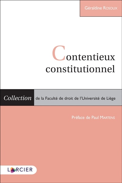Front cover_Contentieux constitutionnel