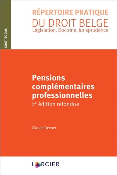 Front cover_Pensions complémentaires professionnelles