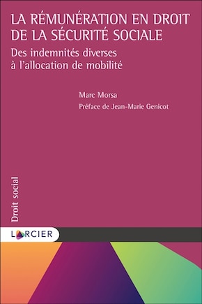 La rémunération en droit de la Sécurité sociale: des indemnités diverses à l'allocation de mobilité