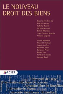 Front cover_Le nouveau droit des biens