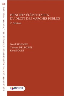 Couverture_Principes élémentaires du droit des marchés publics