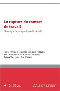 Couverture_La rupture du contrat de travail