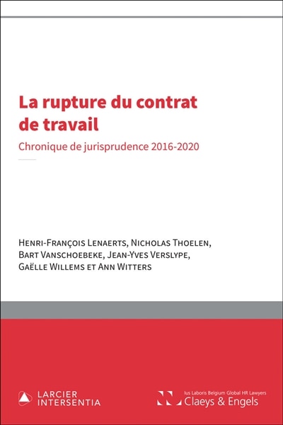 Couverture_La rupture du contrat de travail