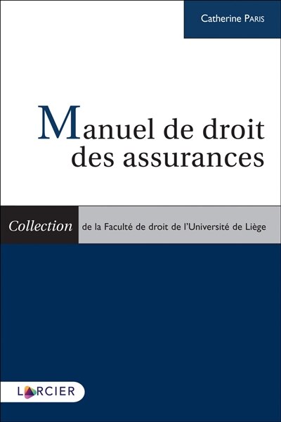 Front cover_Manuel de droit des assurances