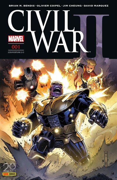 Front cover_Civil war II, n°1. Couverture 2