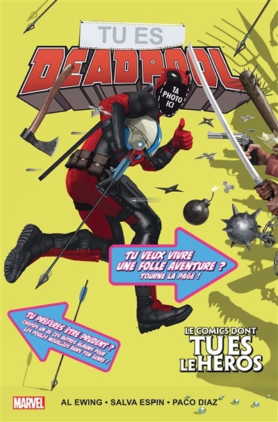Couverture_Tu es deadpool: le comic dont tu es le..