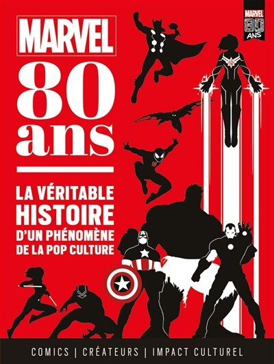 Front cover_Marvel, 80 ans