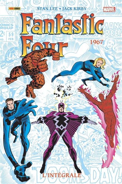 Front cover_Fantastic Four : l'intégrale Tome 6 1967