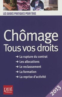 Front cover_Chômage, tous vos droits 2013