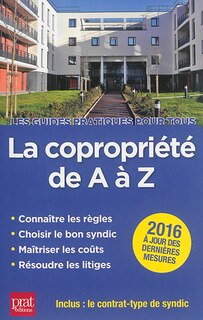 Front cover_La copropriété de A à Z 2016