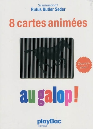 Au galop !: 8 cartes animées