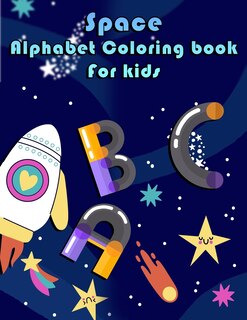 Front cover_Space Alphabet Coloring Book for Kids