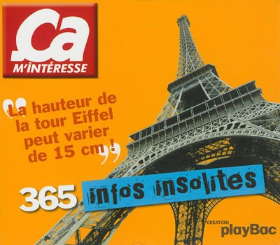 Front cover_365 infos insolites