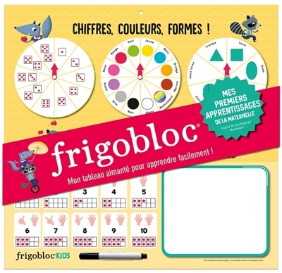 Frigobloc kids: chiffres, couleurs, formes !