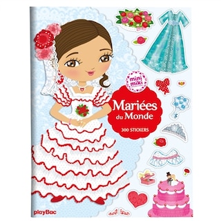 Front cover_Mari&eacute;es du monde : 300 stickers