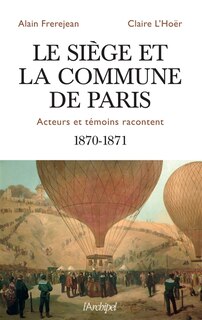 Front cover_Le siège et la Commune de Paris